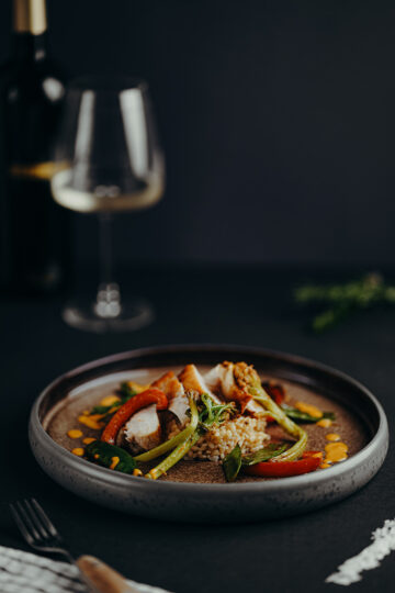 Hähnchenbrust//Basma ti Reis/Curry/ Gemüse