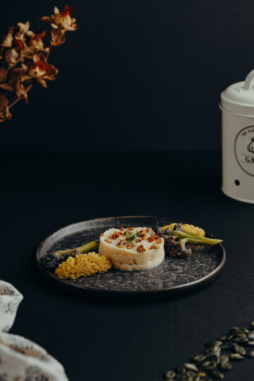 Quinoa/ Blumenkohl variation/geröstete Sonnenblumenkerne